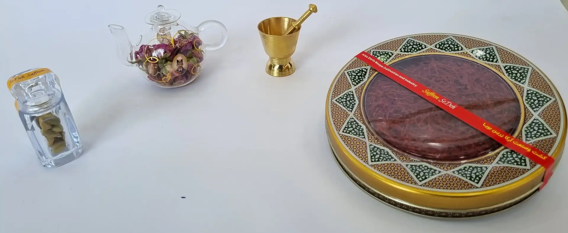 زعفران 25 گرمی با پک چوبی